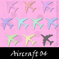 Free Aircraft SnagIt Stamps, Scrapbooking Printables Download