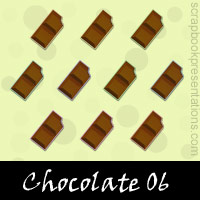 Free Chocolate SnagIt Stamps, Scrapbooking Printables Download