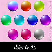 Free Circle Embellishments, Scrapbook Downloads, Printables, Kit