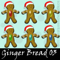 Free Ginger Bread Embellishments, Scrapbook Downloads, Printables, Kit