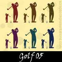 Free Golf SnagIt Stamps, Scrapbooking Printables Download