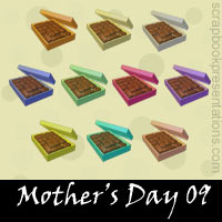 Free Mother's Day SnagIt Stamps, Scrapbooking Printables Download
