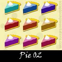 Free Pie Embellishments, Scrapbook Downloads, Printables, Kit