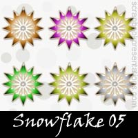 Free Snowflake Embellishments, Scrapbook Downloads, Printables, Kit