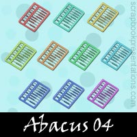 Free Abacus Embellishments, Scrapbook Downloads, Printables, Kit