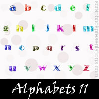 Free Alphabets Embellishments, Scrapbook Downloads, Printables, Kit