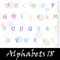 Free Alphabets Embellishments, Scrapbook Downloads, Printables, Kit