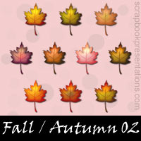 Fall / Autumn Embellishments