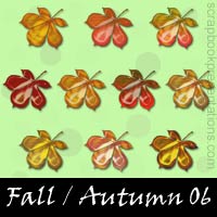 Free Fall / Autumn SnagIt Stamps, Scrapbooking Printables Download