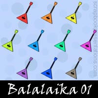 Free Balalaika Embellishments, Scrapbook Downloads, Printables, Kit