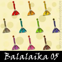 Free Balalaika Embellishments, Scrapbook Downloads, Printables, Kit