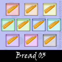 Free Bread Embellishments, Scrapbook Downloads, Printables, Kit