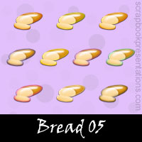 Free Bread Embellishments, Scrapbook Downloads, Printables, Kit
