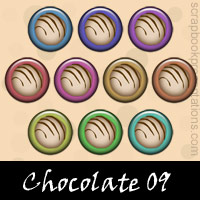 Free Chocolate SnagIt Stamps, Scrapbooking Printables Download