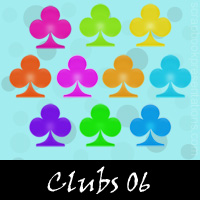 Free Playing Cards: Clubs Embellishments, Scrapbook Downloads, Printables, Kit