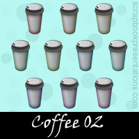 Free Coffee Embellishments, Scrapbook Downloads, Printables, Kit