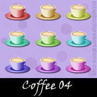 Free Coffee SnagIt Stamps, Scrapbooking Printables Download