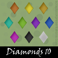Free Playing Cards: Diamonds Embellishments, Scrapbook Downloads, Printables, Kit