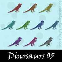 Free Dinosaurs Embellishments, Scrapbook Downloads, Printables, Kit