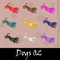 Free Dogs Embellishments, Scrapbooking Printables Download
