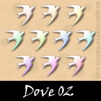 Free Peace: Dove SnagIt Stamps, Scrapbooking Printables Download