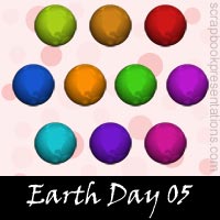 Free Earth Day SnagIt Stamps, Scrapbooking Printables Download