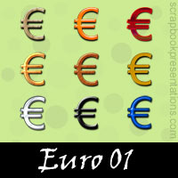 Free Euro Embellishments, Scrapbook Downloads, Printables, Kit