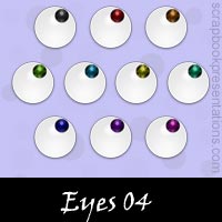 Free Eye Embellishments, Scrapbook Downloads, Printables, Kit