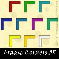 Free Frame Corner Embellishments, Scrapbook Downloads, Printables, Kit