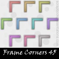 Free Frame Corner Embellishments, Scrapbook Downloads, Printables, Kit