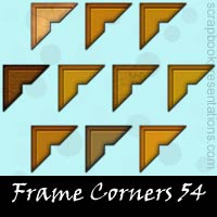 Free Frame Corner Embellishments, Scrapbook Downloads, Printables, Kit