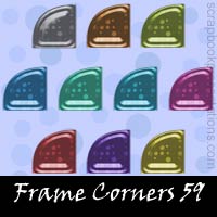 Free Frame Corner Embellishments, Scrapbook Downloads, Printables, Kit