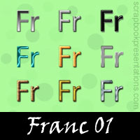 Free Franc Embellishments, Scrapbook Downloads, Printables, Kit