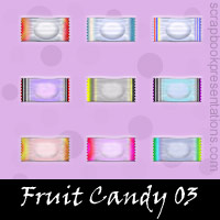 Free Fruit Candy Embellishments, Scrapbook Downloads, Printables, Kit