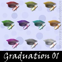 Free Graduation Embellishments, Scrapbook Downloads, Printables, Kit