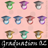 Free Graduation Embellishments, Scrapbook Downloads, Printables, Kit