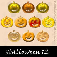 Free Halloween Embellishments, Scrapbook Downloads, Printables, Kit