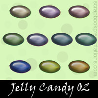 Free Jelly Candy Embellishments, Scrapbook Downloads, Printables, Kit