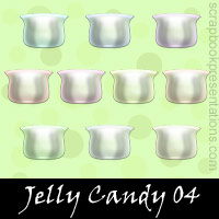 Free Jelly Candy Embellishments, Scrapbook Downloads, Printables, Kit