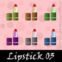 Free Lipstick Embellishments, Scrapbook Downloads, Printables, Kit