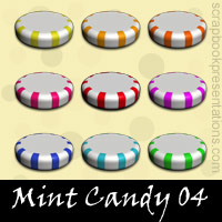 Free Mint Candy SnagIt Stamps, Scrapbooking Printables Download