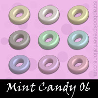 Free Mint Candy Embellishments, Scrapbook Downloads, Printables, Kit