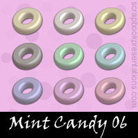 Free Mint Candy SnagIt Stamps, Scrapbooking Printables Download