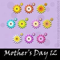 Free Mother's Day SnagIt Stamps, Scrapbooking Printables Download