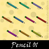 Free Pencil Embellishments, Scrapbook Downloads, Printables, Kit
