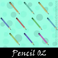 Free Pencil Embellishments, Scrapbook Downloads, Printables, Kit