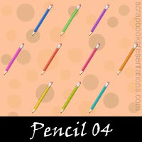 Free Pencil Embellishments, Scrapbook Downloads, Printables, Kit