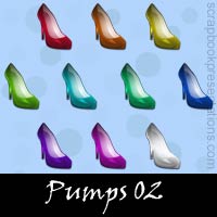 Free Pumps Embellishments, Scrapbook Downloads, Printables, Kit