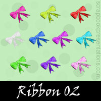 Free Ribbon SnagIt Stamps, Scrapbooking Printables Download