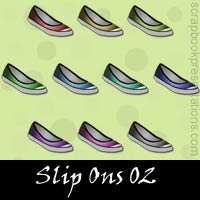 Free Slip Ons Embellishments, Scrapbook Downloads, Printables, Kit